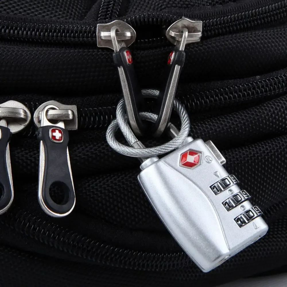 cadenas à câble étanche pour bagages, serrure à code portable, cadenas douanier tsa, cadenas intelligent à com