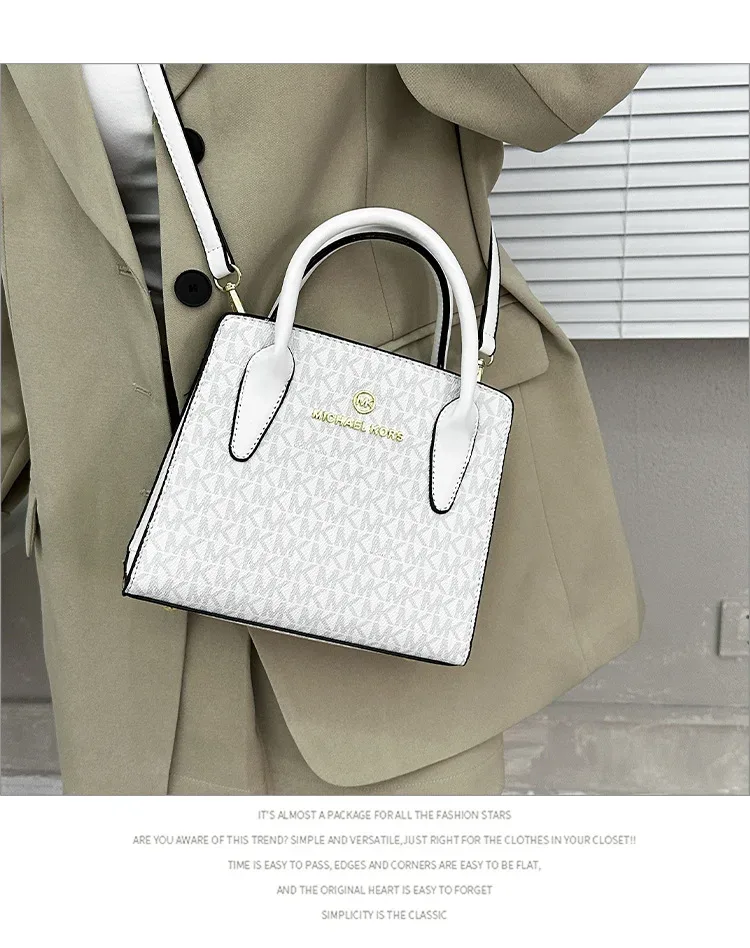 nouveau sac à bandoulière décontracté pour femme michael kors, sac à main mk, sac de voyage d'affaires, sac multifonctionnel à motifs.