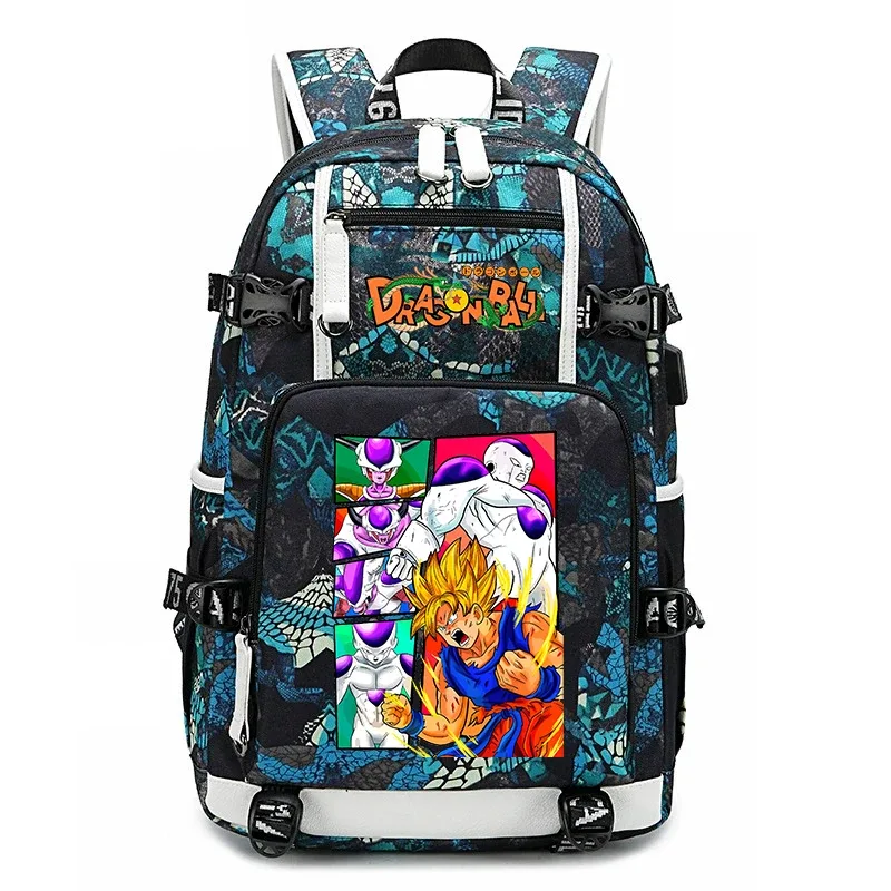 sac à dos imprimé dragon ball z pour étudiants, grande capacité, sac à dos décontracté pour enfants, adolescents, voyages scolaires