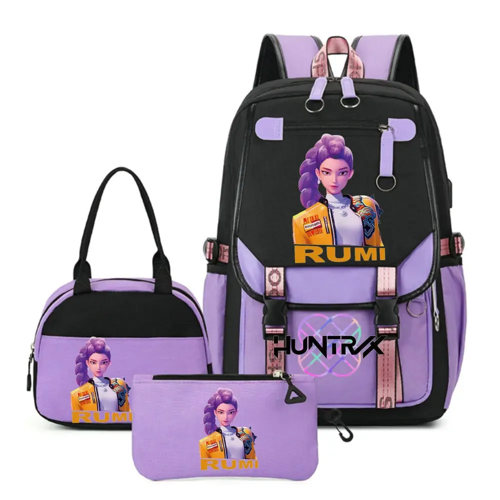 nouveaux sacs à dos kpop demon hunters, sac d'école pour garçons et filles, sac à dos pour ordinateur portable, pour adolescents, filles et femmes, imprimé mochila escolar, cadeau