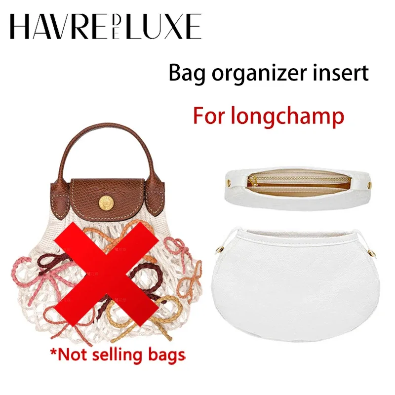 organisateur de sac pour longchamp bow net bag, imperméable, durable, support de sac tendance, accessoire de rangement intérieur pour modification de sac