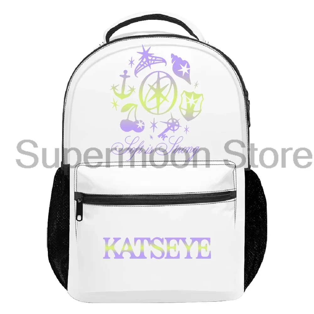 kpop katseye soft is strong sac à dos 2025 beau chaos tour femmes hommes sac à dos sac de voyage décontracté unisexe sac à dos en plein air