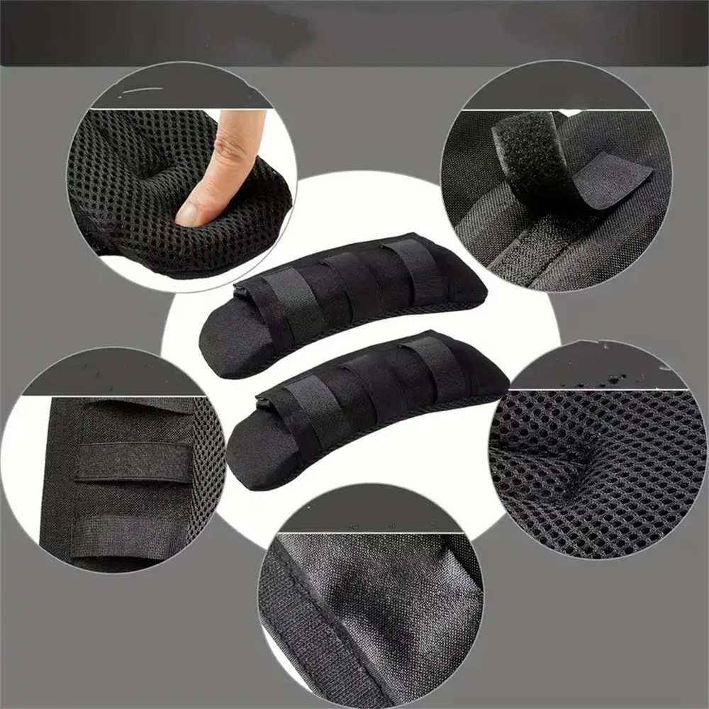 coussin en maille pour sangle d'épaule robuste, accessoire de sac à dos de randonnée, sac à dos ergonomique, pour trekking, utilisation tactique