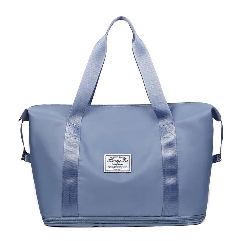 sac à main extensible de grande capacité pour femmes, sac de rangement pour bagages, sac de voyage de loisirs, sac à main étanche en nylon pour sport et fitness