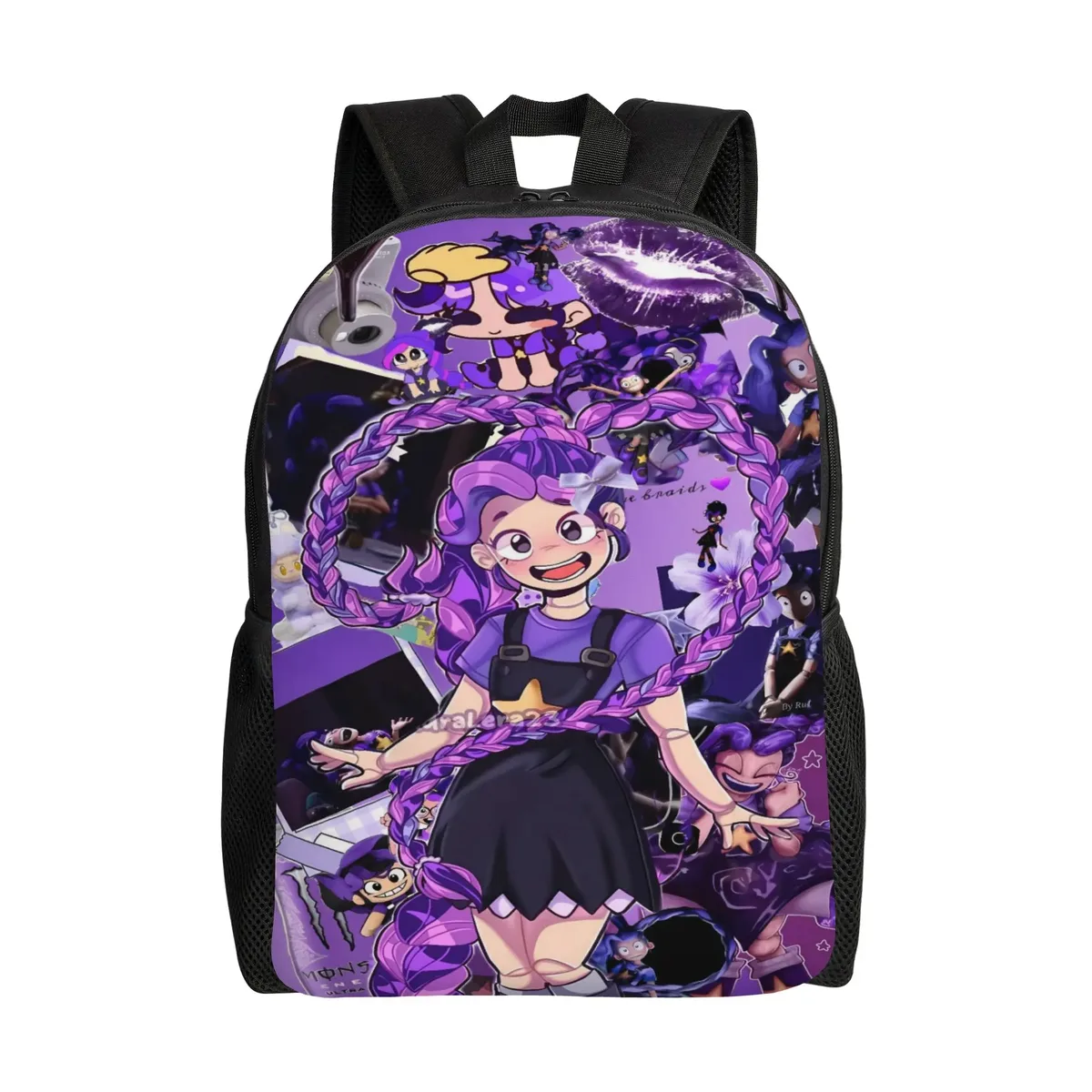 sac à dos de randonnée en polyester pour femme, durable et élégant, idéal pour le lycée - liilyys-loveebraided rucksack