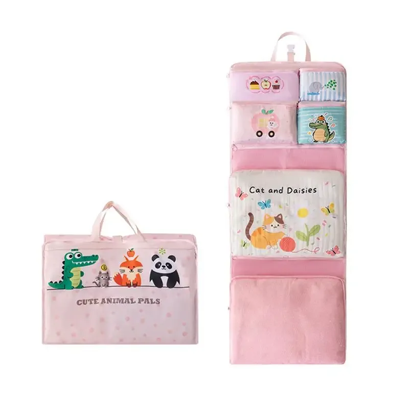 sac de rangement suspendu pour voyages d'affaires, sac de rangement portable pour vêtements, sac de rangement pliable pour sous-vêtements suspendu
