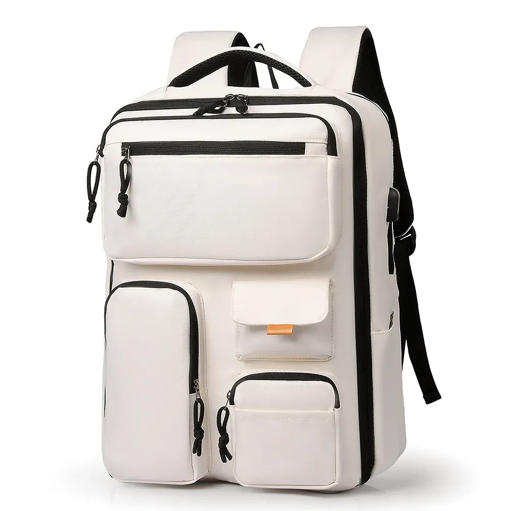 sac à dos de voyage unisexe multi-poches pour hommes et femmes, sacs à dos de grande capacité pour couple, sac pour ordinateur portable de 15.6 pouces, sac à dos d'école pour étudiants