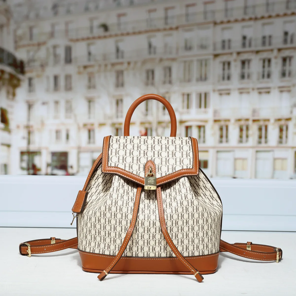 ch femmes sac à dos vintage or serrure matériel rétro esthétique dames sac trajet court voyage shopping date