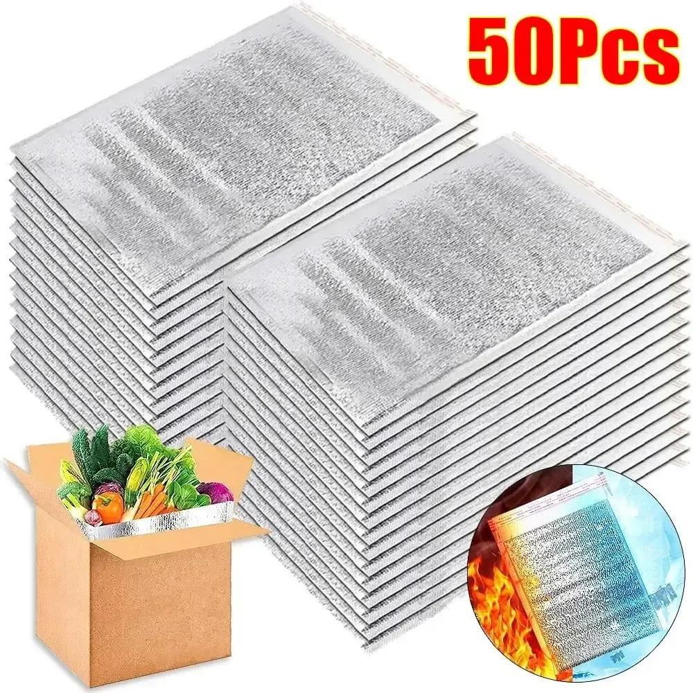Sac isotherme en papier d'aluminium, sac isolant pliable pour pique-nique, sac d'emballage thermique Portable pour aliments, livraison de nourriture, porte-boissons, sac isolé