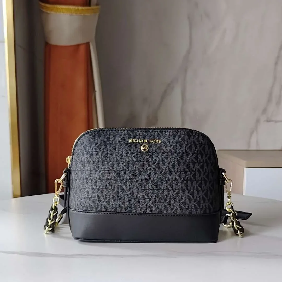 sac à bandoulière classique et élégant pour femme michael kors, nouveau design, sac à bandoulière vintage en cuir en forme de coquille à double compartiment.