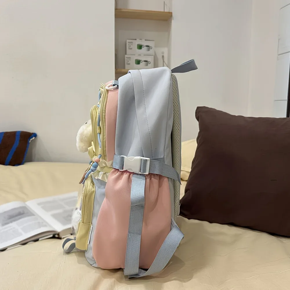 ensemble de sacs pour femmes, sac anti-douleur deux pièces (licieux un typepo et devrait être un sac à dos), sac à dos de rentrée scolaire, sac à dos léger et mignon en dentelle