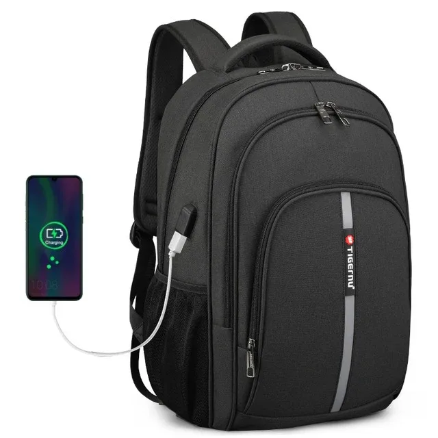 tigernu sac à dos grande capacité 15.6 pouces sac à dos pour ordinateur portable anti-vol hommes sac à dos collège cartable voyage sac à dos pour hommes
