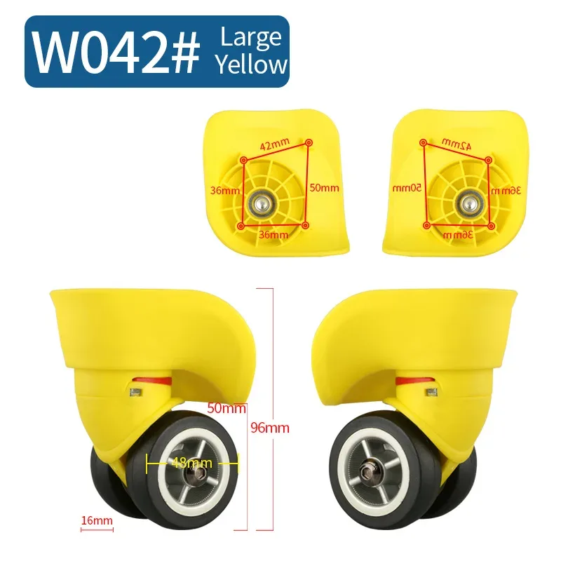 roue universelle bagages maquillage valise accessoires dans roues chariot mode valise accessoire roues roulantes réparation roulettes