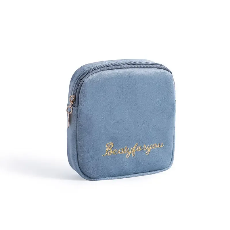 sac de rangement de serviettes hygiéniques pour couches pour filles, sacs de serviettes hygiéniques en velours, organisateur de bijoux, pochette pour écouteurs, étui à cosmétiques