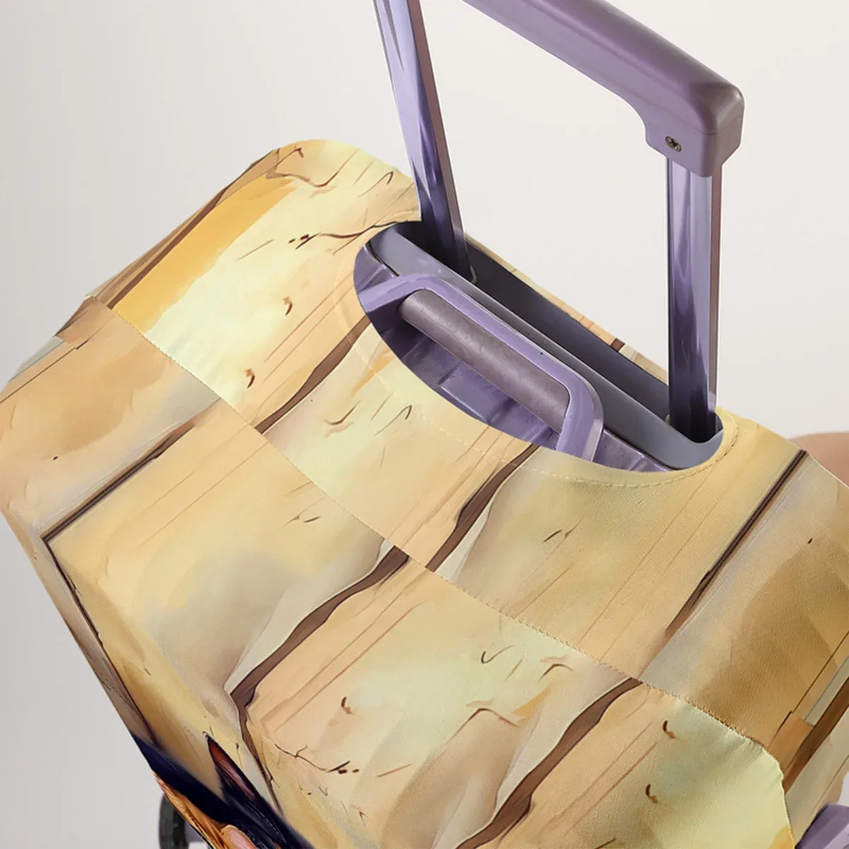 housse de protection pour bagages à motif de dessin animé, ensemble adapté aux housses de bagages de 18 à 32 pouces, housse de poignée de bagages, accessoires de voyage
