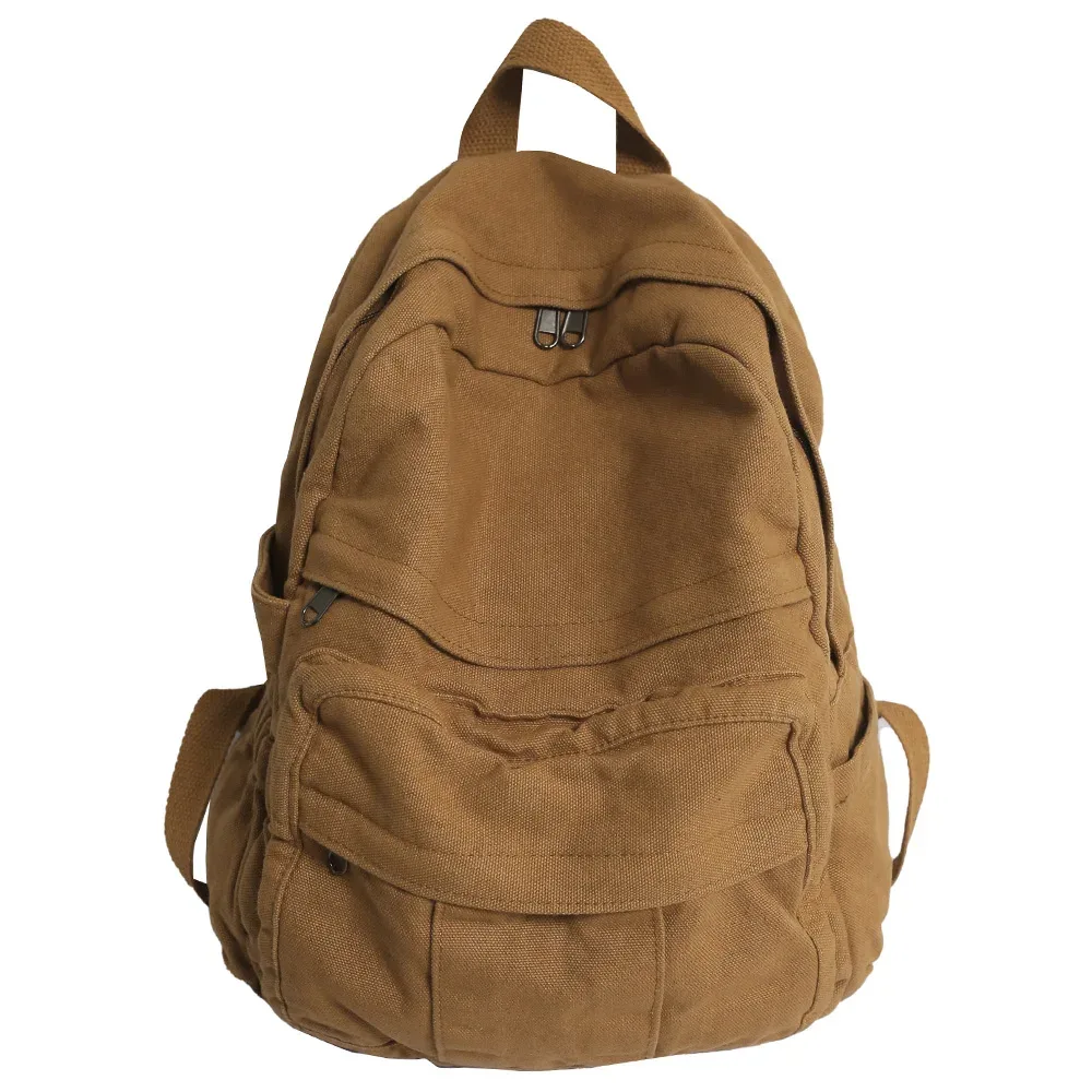 sac à dos d'école en tissu vintage pour femme et fille, sacoche de voyage kawaii pour ordinateur portable, nouvelle mode