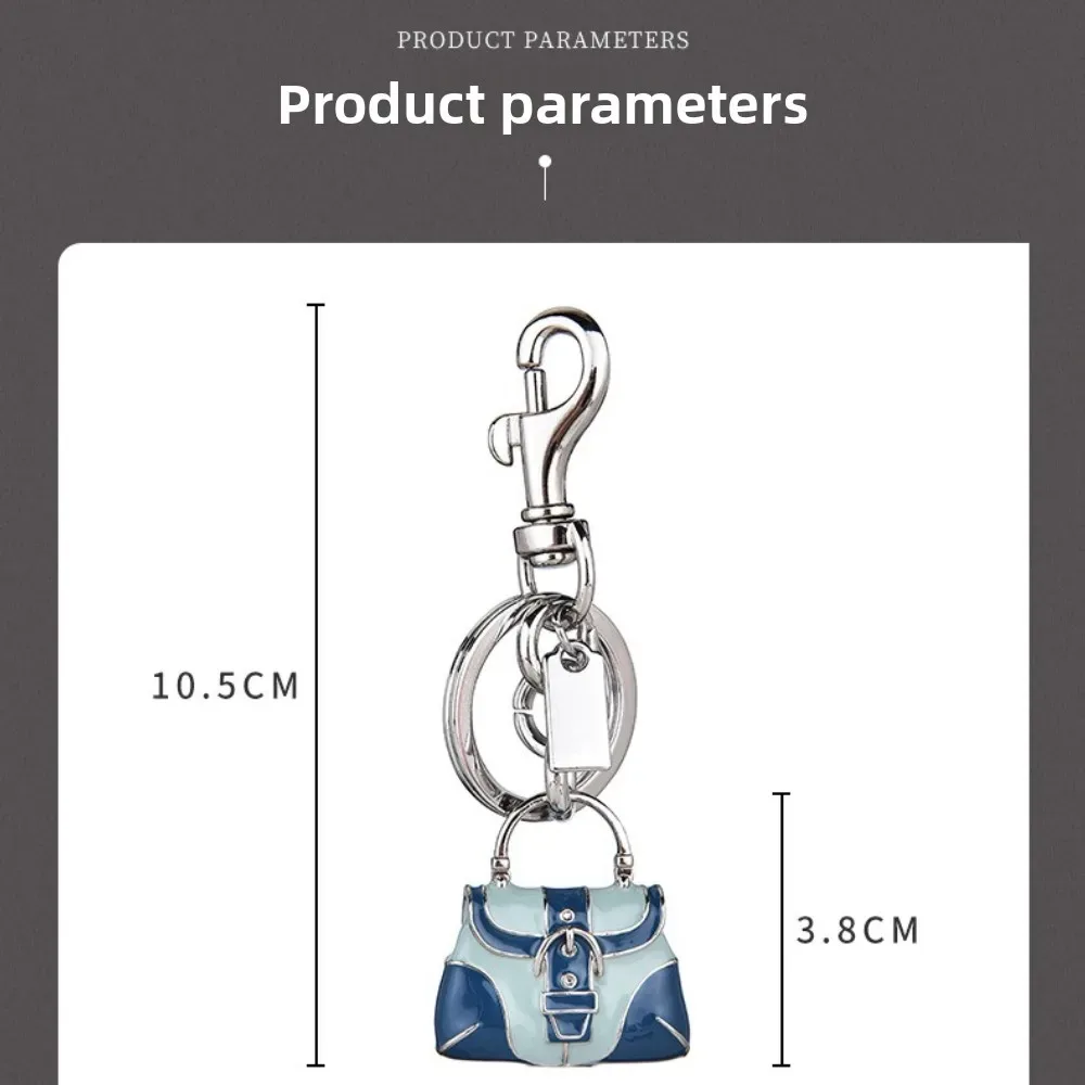 breloque de sac miniature vintage en émail, porte-clés valise, gravure personnalisée, cadeaux de remise de diplôme pour femmes d'affaires et amateurs de voyage