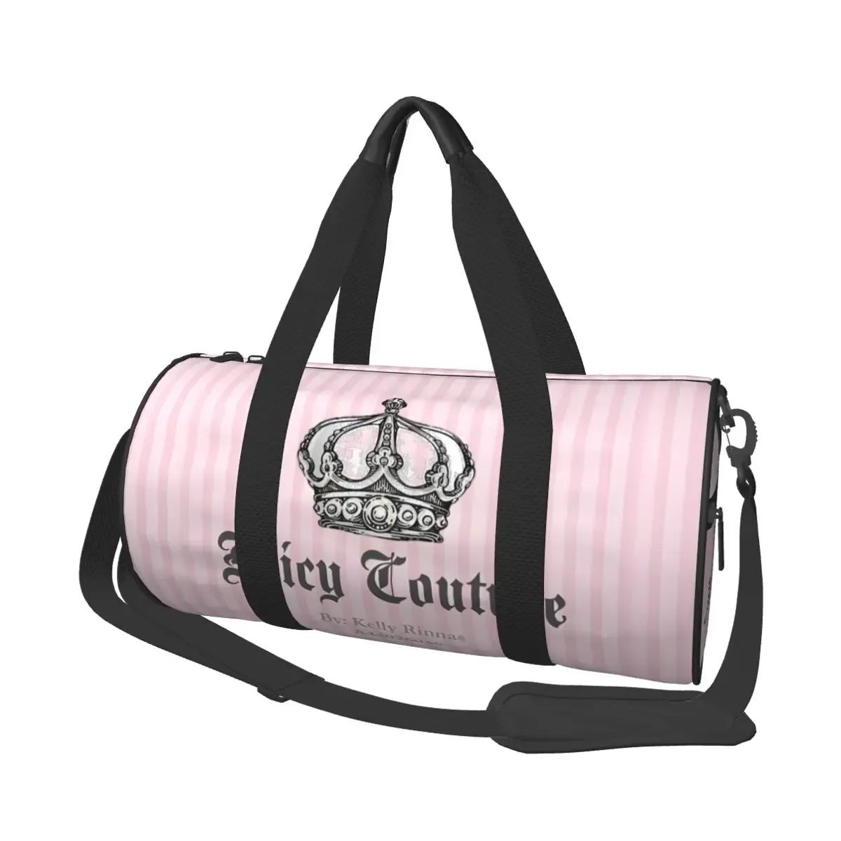 sac de voyage rond de grande capacité j-juicy-c-couture, sac de voyage à main, sac de rangement léger