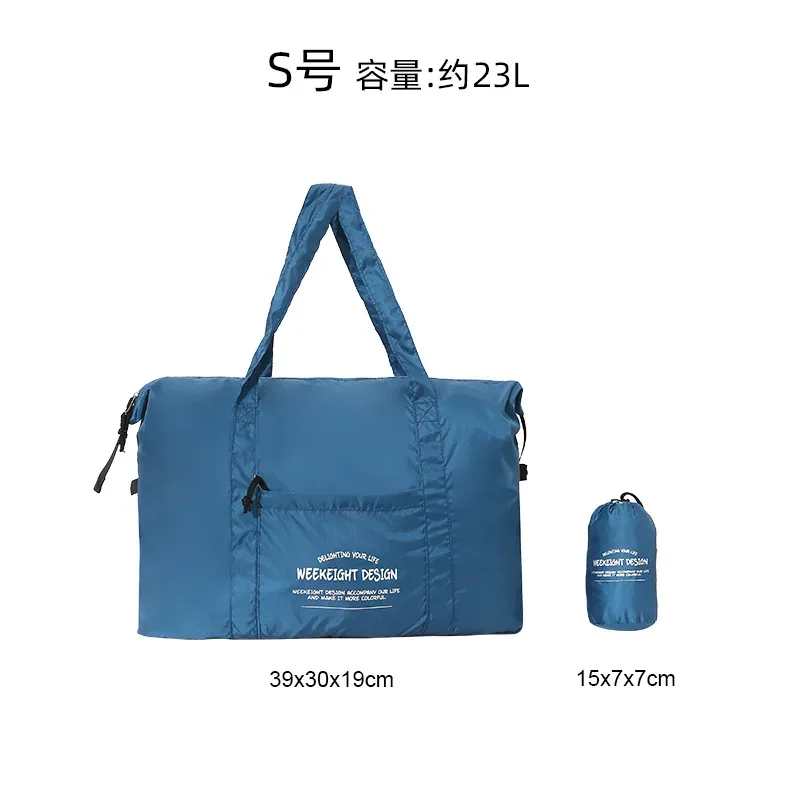 sac de voyage de camping en plein air sac à main léger pliable à bandoulière unique sac de rangement de grande capacité pour les voyages d'affaires et le tapis...