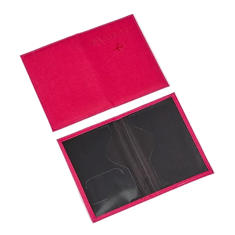 étui de passeport en cuir pu, motif avion, porte-passeport, organisateur avec fente pour carte d'identité, pochette pour passeport