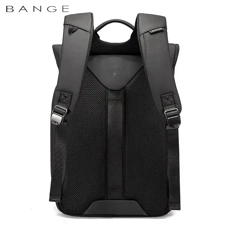 bange sac à dos pour ordinateur portable 15,6 pouces, sac de voyage imperméable à plusieurs compartiments, sac à dos noir adapté aux hommes et aux femmes