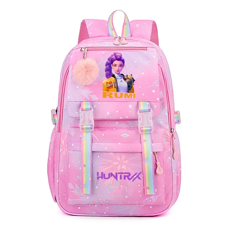 sac à dos kpop demon hunters pour étudiantes, lycéennes, collégiennes, polyvalent, adapté au quotidien et aux activités de plein air