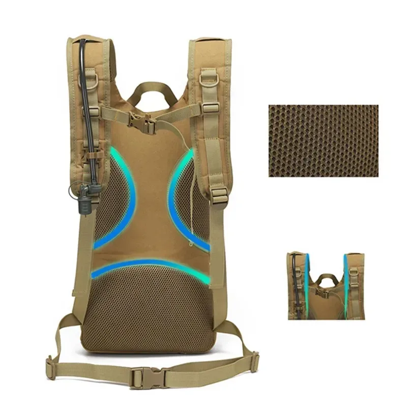 sac à dos tactique de grande capacité pour randonnée en plein air, camping, cyclisme, sac à dos de voyage multi-poches pour hommes et femmes