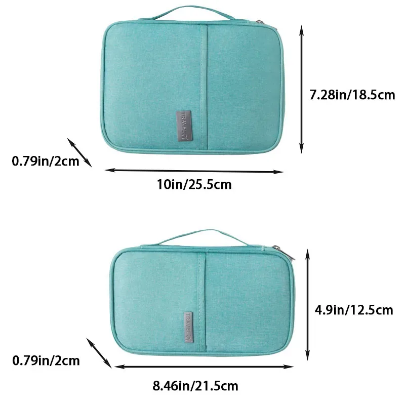 porte-passeport familial pour femmes, organiseur de documents de voyage, porte-cartes de crédit imperméable