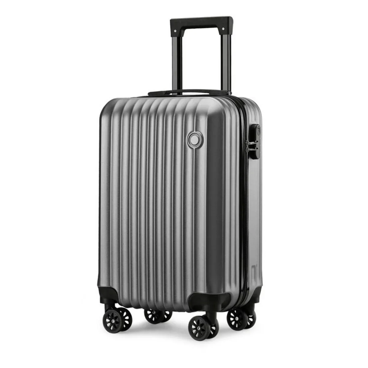 1 pièce, valise à bagages de 20 pouces, boîtier de chariot, serrure à combinaison, roues universelles, matériau de coque rigide pc, rangement en couches