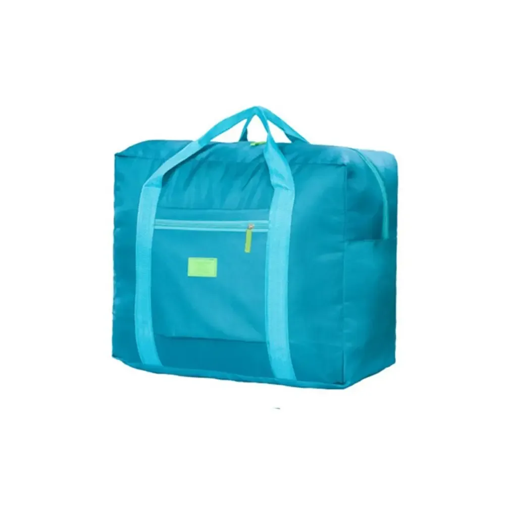 sac à bagages de voyage portable en nylon, léger, grande capacité, sac à main de fitness, poignée pliante, sac de rangement pour vêtements