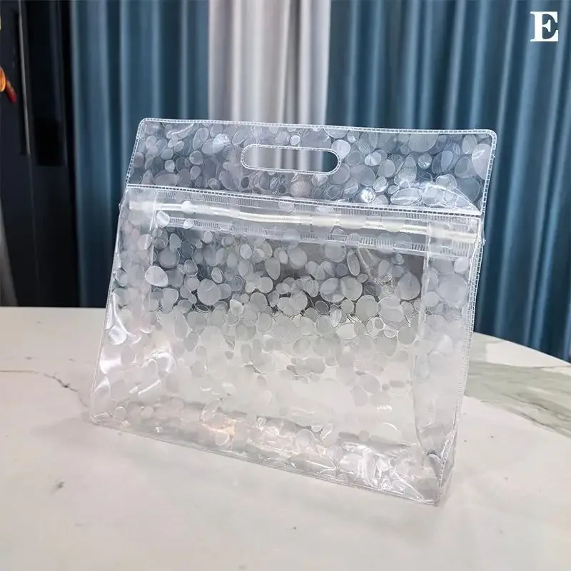 sac de rangement portable en eva imperméable avec fermeture éclair, séparation humide/sec pour la natation, la plage, les articles de toilette et le maquillage