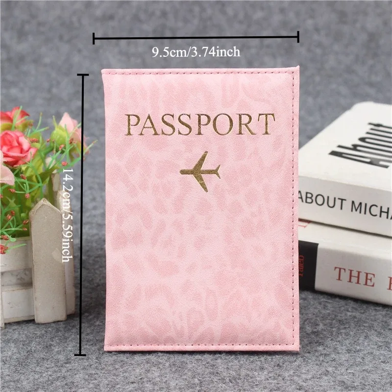 nouvelle housse de passeport style carte du monde en pu – indispensable pour les voyages et croisières – porte-passeport mince et portable pour le voyage