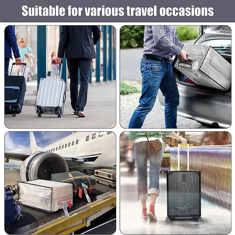 housse de protection pour bagages, accessoires de voyage, épaisse, imperméable, couverture de protection pour les affaires essentielles