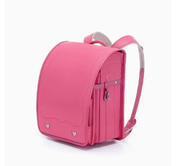 sac randoseru en cuir pu de style japonais pour enfants, sac à dos d'école primaire pour garçons et filles, sac à dos avec soutien de la colonne vertébrale