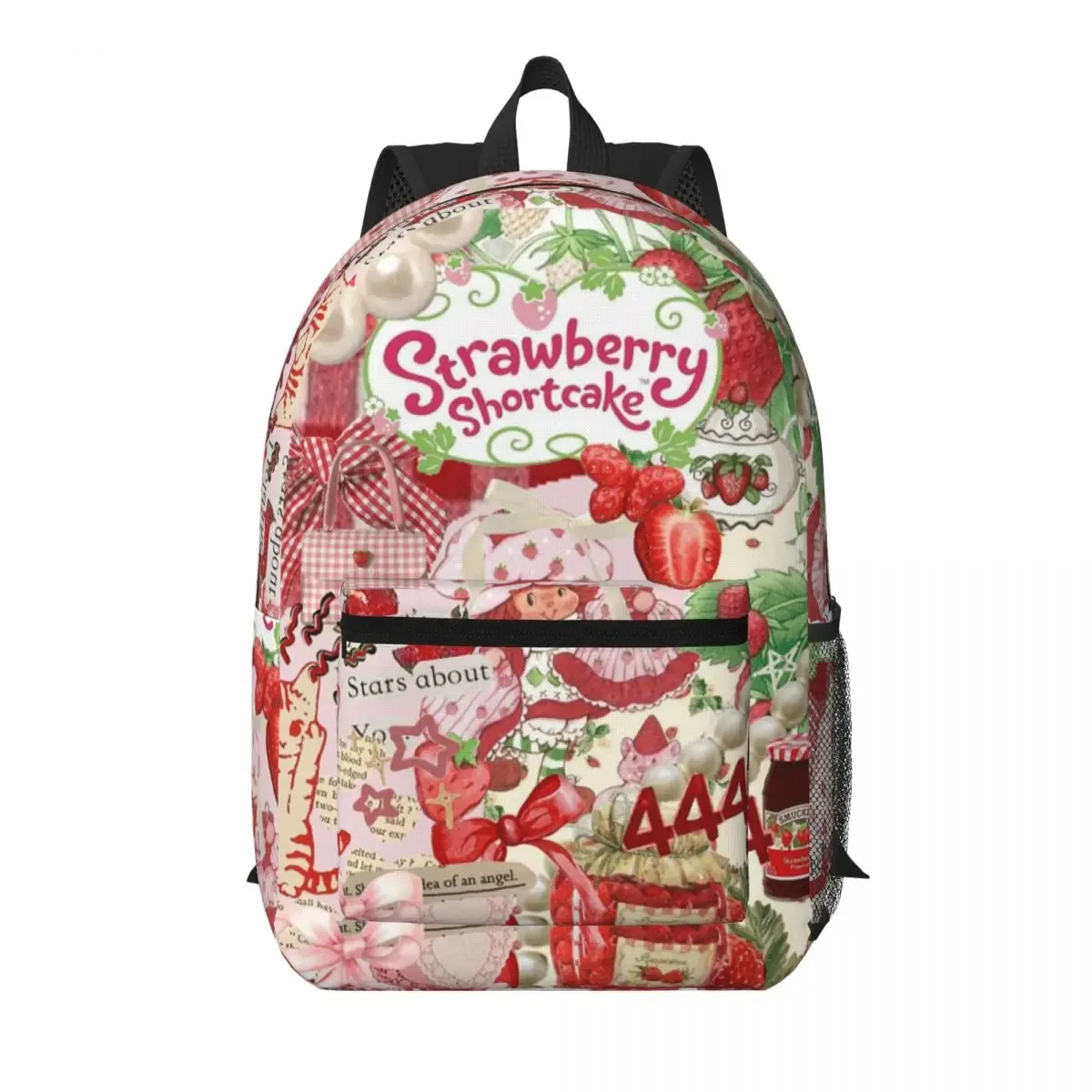 sac à dos like strawberry shortcake pour garçons et filles, sac d'école pour enfants, sacs à bandoulière pour ordinateur pour hommes et femmes