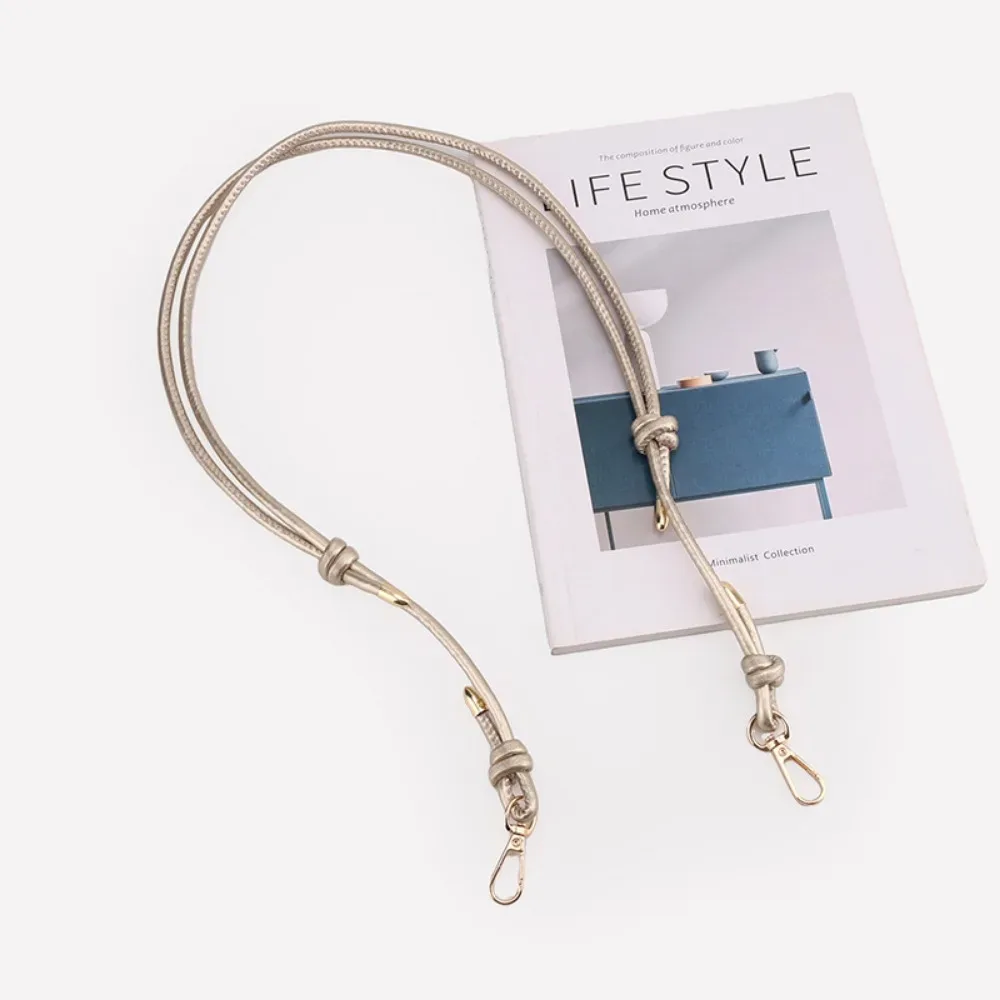 sangle de sac à bandoulière en cuir pu, longueur réglable, couleur unie, sangle de remplacement légère pour sac à main