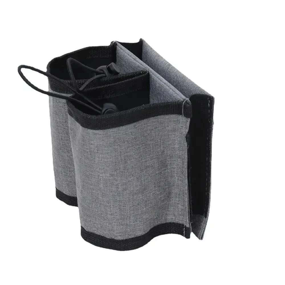 nouvelle pochette de rangement double pour bouteilles d'eau avec poignée de bagage, support réglable à cordon pour bouteilles, idéal pour valise de voyage