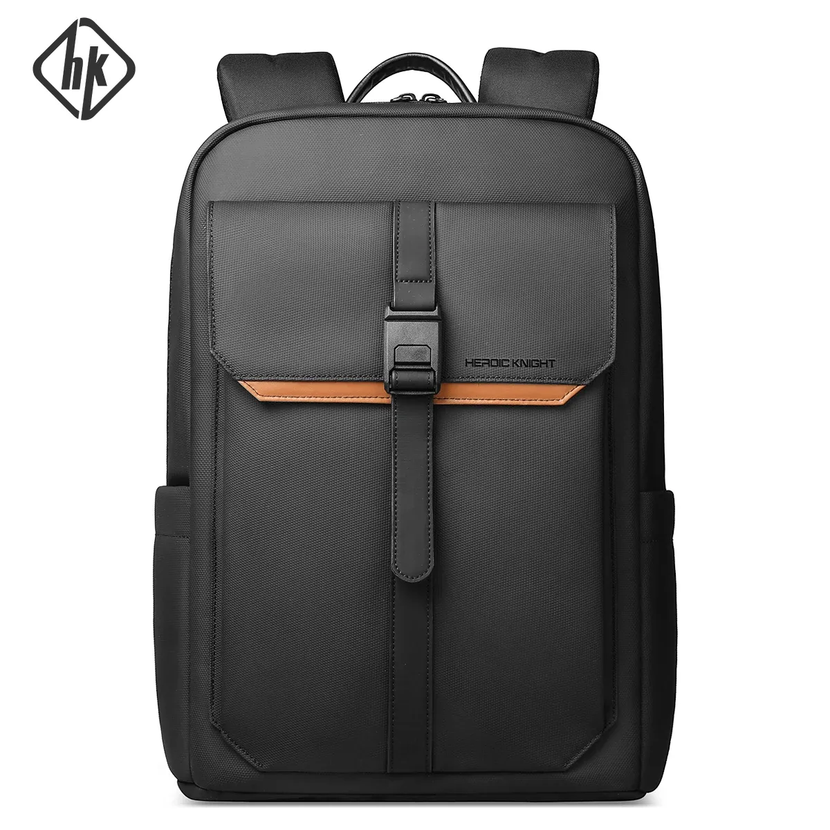 HcanKcan-Sac à dos de voyage étanche pour homme, sac pour ordinateur portable d'affaires, sac de travail durable, pack décontracté pour adolescent, mode 15.6