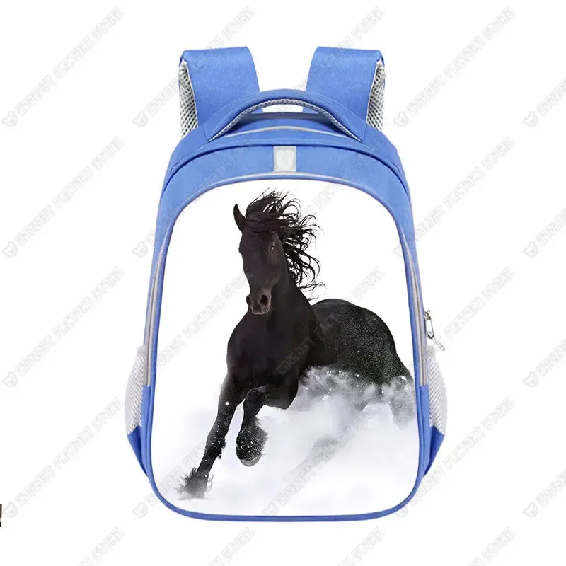 grand sac d'école animal horse pour enfants, cartable poney cool pour adolescents, sac à dos de voyage pour garçons et filles, mode pour enfants