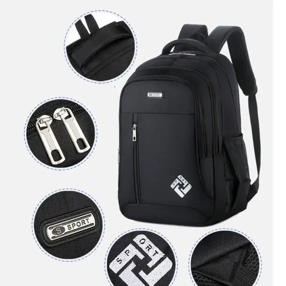 sac à dos multifonctionnel pour hommes, grande capacité, sac à dos pour ordinateur portable, sac à dos imperméable, sac à dos décontracté, sac d'école