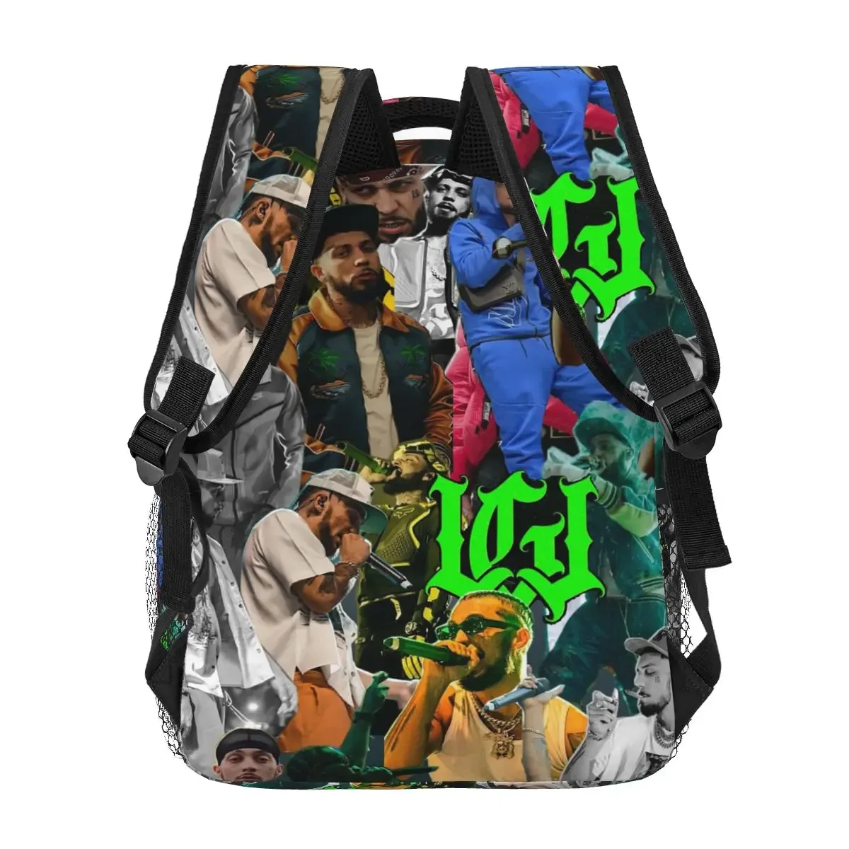 sac à dos graphique rapper jc reyes album tour pour étudiants, sac d'école, sac de randonnée, sac de voyage, sac à dos de mode pour hommes et femmes, sac à bandoulière