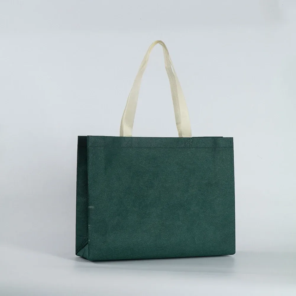 sac de courses pliable pour femmes, grand sac à bandoulière écologique réutilisable en tissu non tissé unisexe, fourre-tout en tissu d'épicerie, pochette