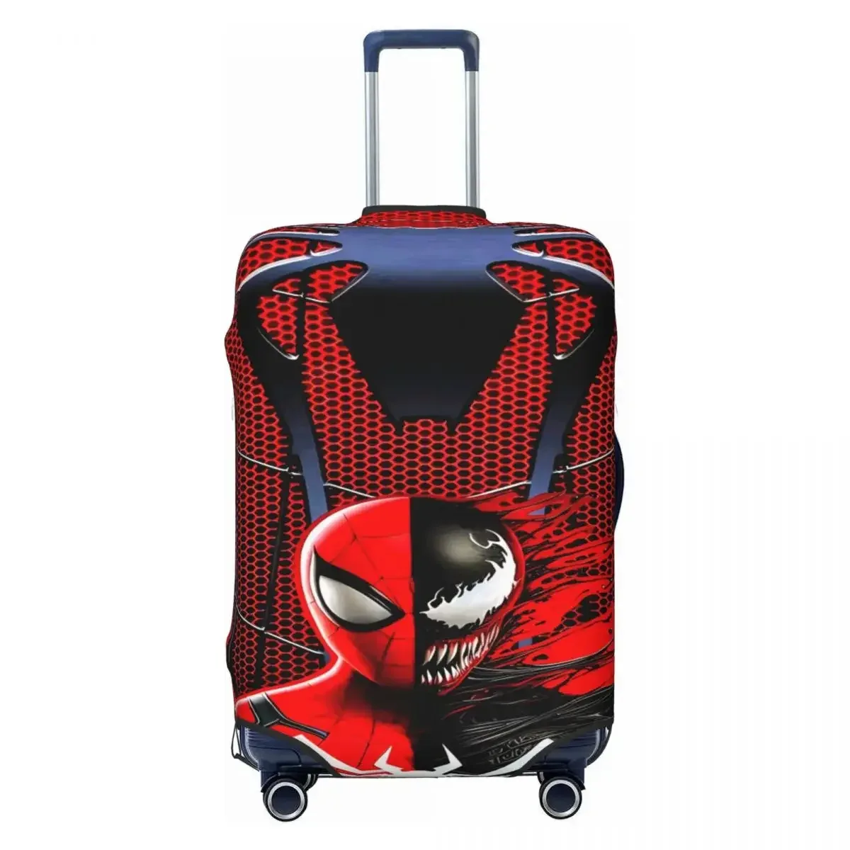 Housse de valise durable et lavable, motif araignée, haute élasticité, convient aux bagages de 18 à 32 pouces, anti-poussière pour les voyages en avion et en voiture
