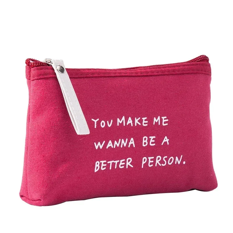 sac à cosmétiques en toile souple imprimé à pois pour femmes, mignon, organisateur de produits de toilette, sacs de maquillage portables, étui de rangement de voyage