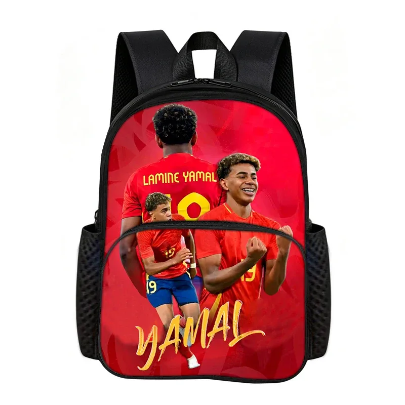 sac à dos d'école l-lamin yamal avec poche avant, idéal pour les fans de football, le meilleur cadeau pour les amateurs de sport