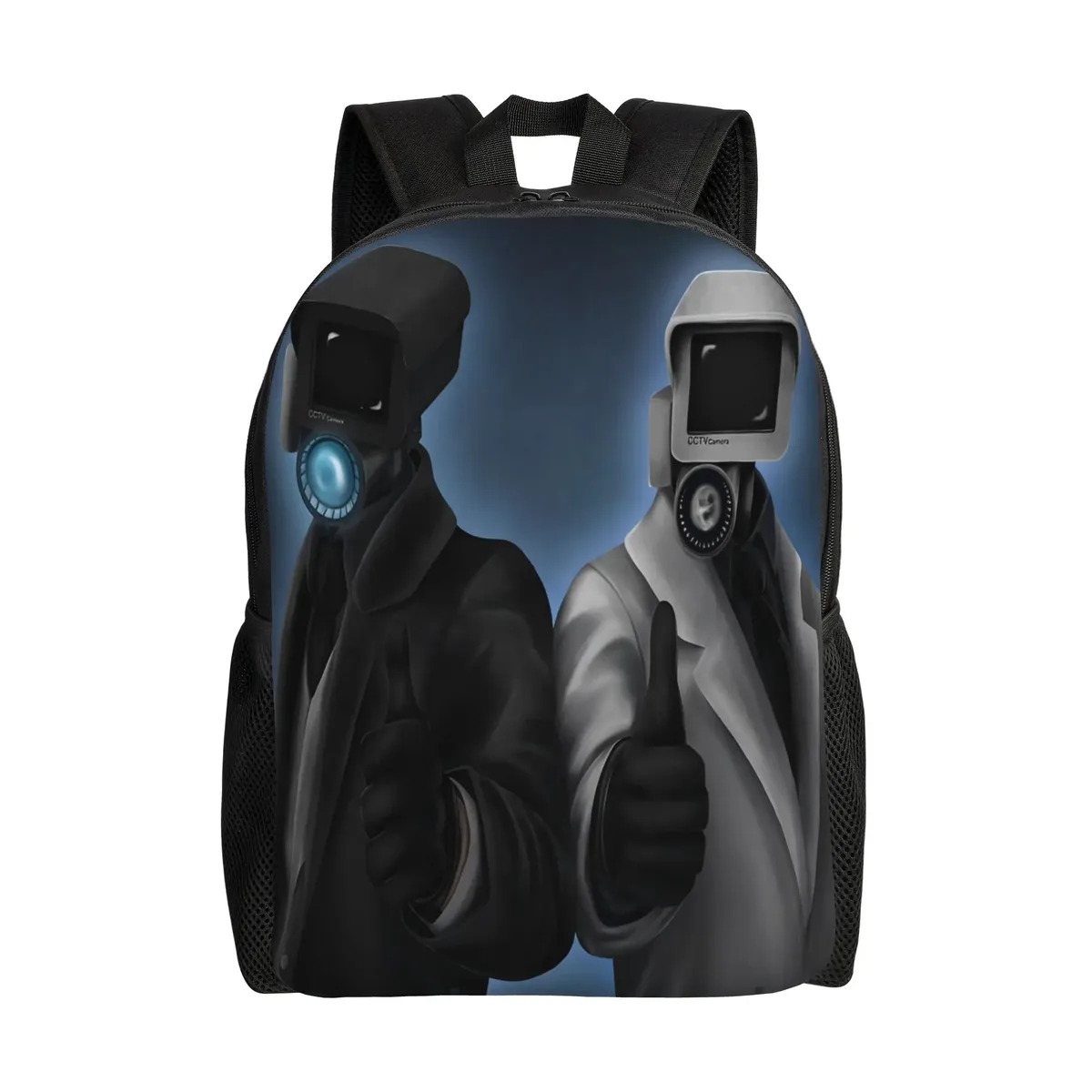 sac à dos skibidi toilet cameraman speakerman tv man pour adolescents, sport, lycée, affaires, hommes, femmes, université, en toile