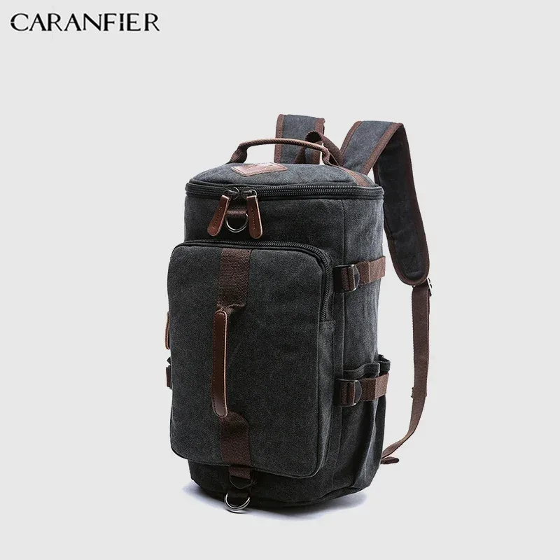 caranfier sacs de voyage pour hommes sacs à main de week-end en toile multifonctionnels unisexe grande capacité sac à dos extérieur paquets de bagages sacs