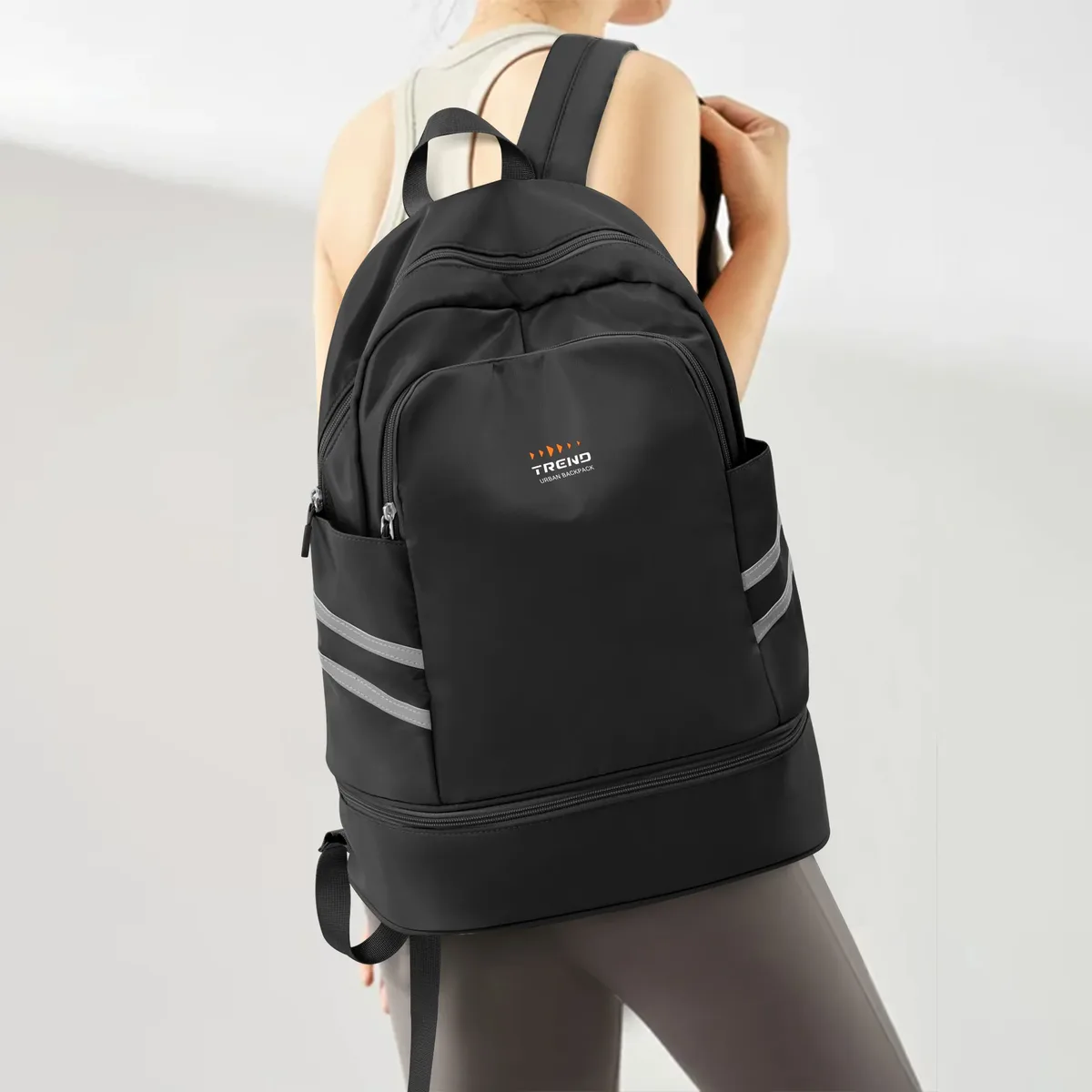 sac à dos de voyage étanche avec compartiment à chaussures pour hommes et femmes, sacs d'escalade, sac à dos de sport en nylon, sac de natation de fitness