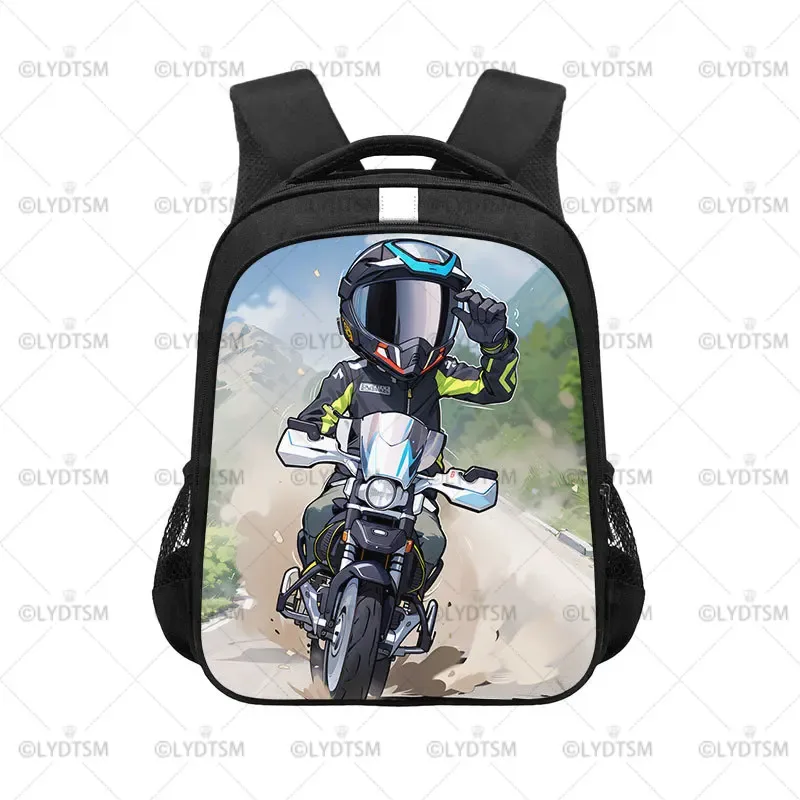 sac à dos de moto cool pour hommes et femmes, sac à dos, sac à dos pour voyage, moto, vélo, adolescent, sacs d'école, cartable