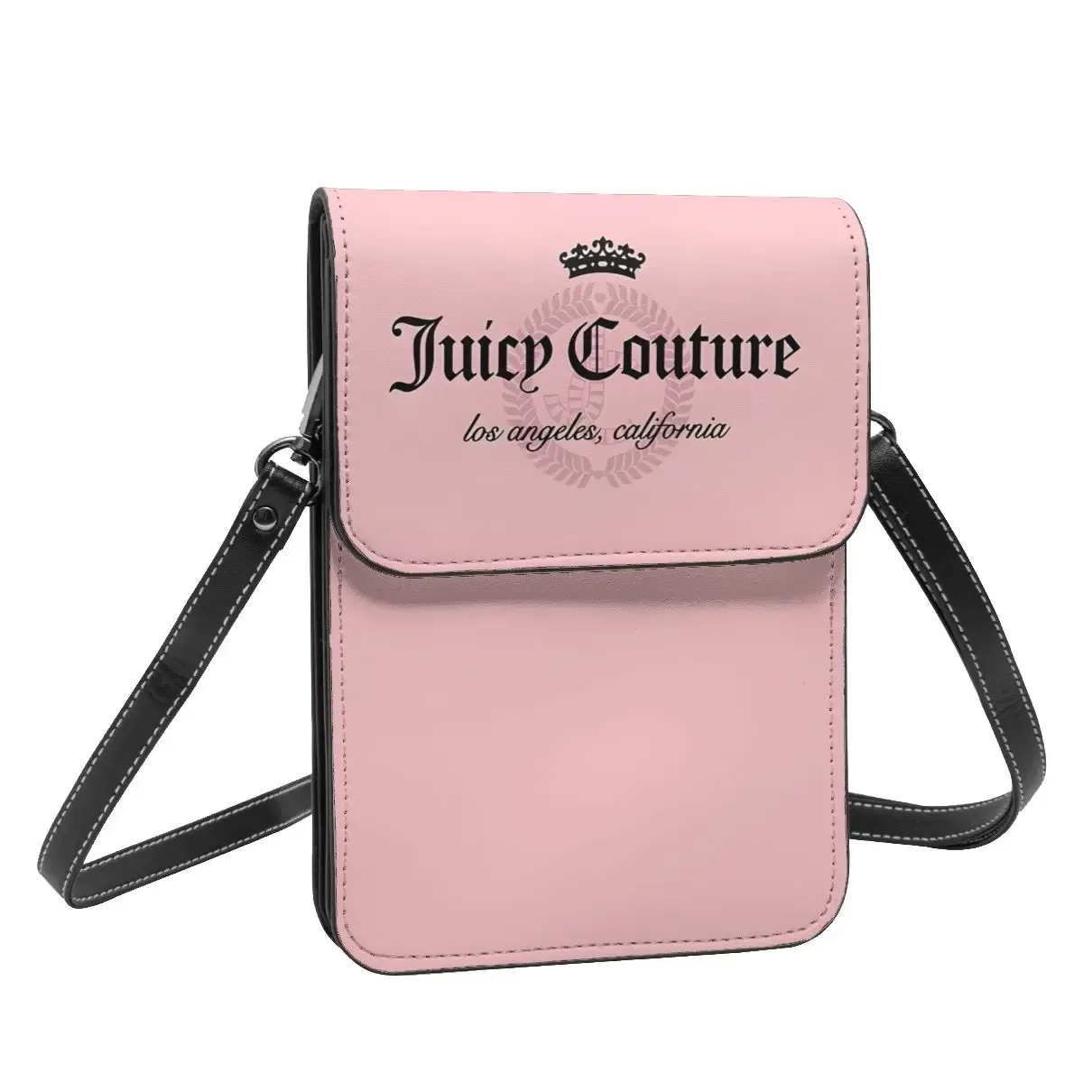 Sacs à bandoulière pour femmes J-Juicy-C-Couture, portefeuilles, sac à main pour téléphone portable à écran tactile, sac à main en cuir souple avec sangle